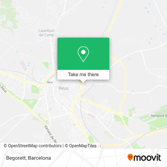 Begorett map