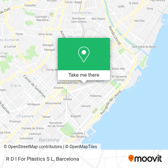 R D I For Plastics S L map