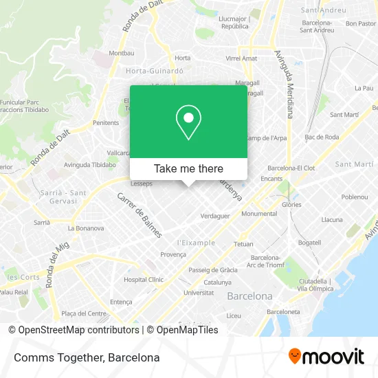 Comms Together map