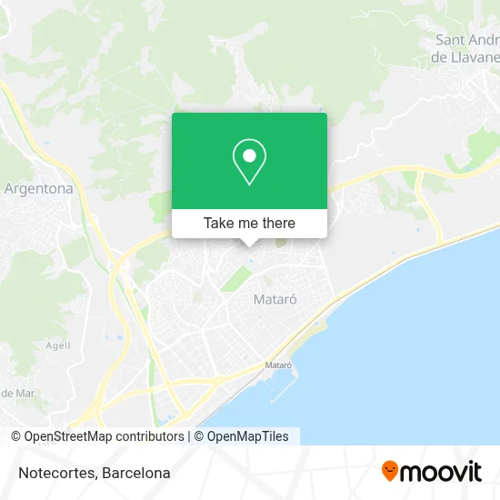 Notecortes map
