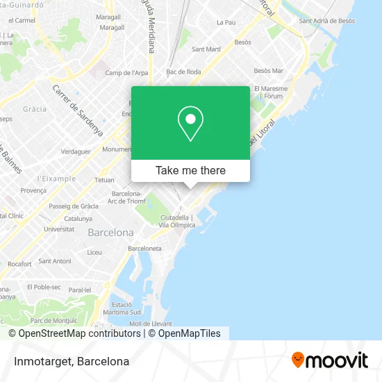 mapa Inmotarget