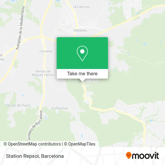 Station Repsol map