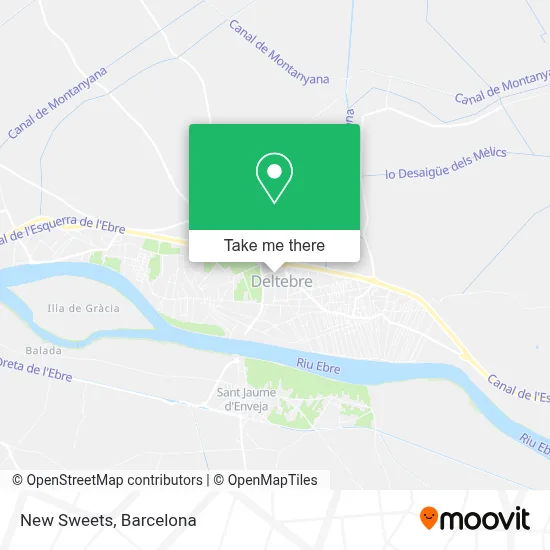 New Sweets map