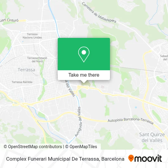 Complex Funerari Municipal De Terrassa map
