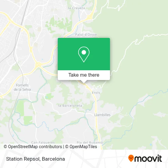 Station Repsol map
