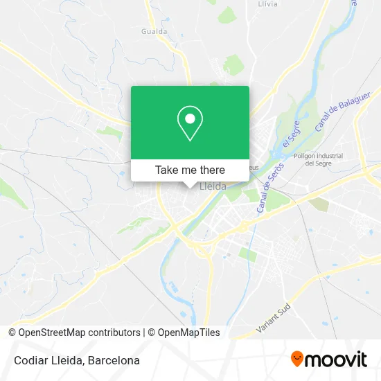 mapa Codiar Lleida