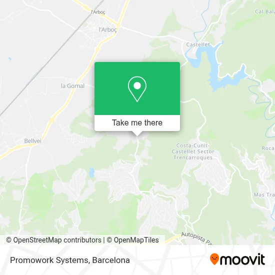 Promowork Systems map