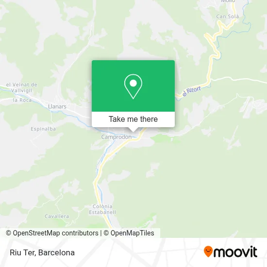 Riu Ter map