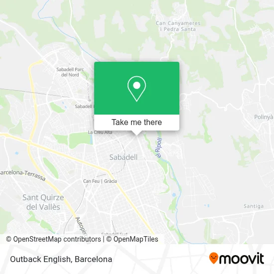 Outback English map