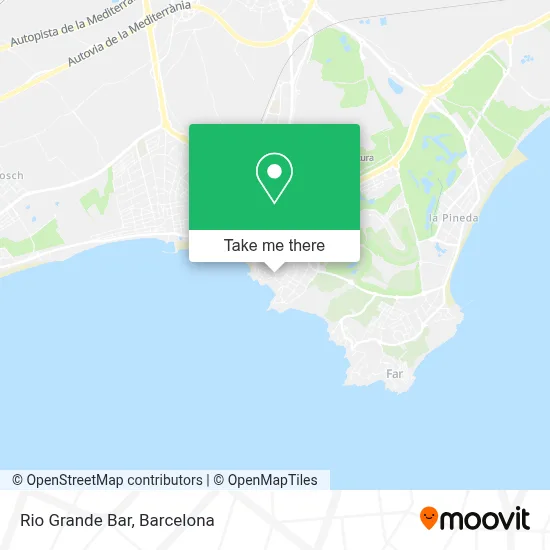 Rio Grande Bar map