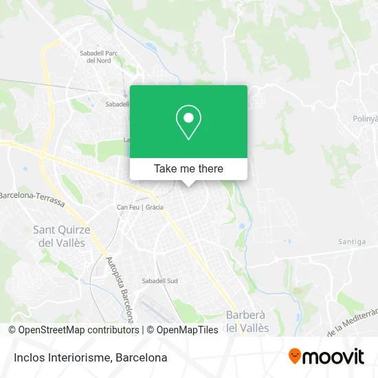 Inclos Interiorisme map