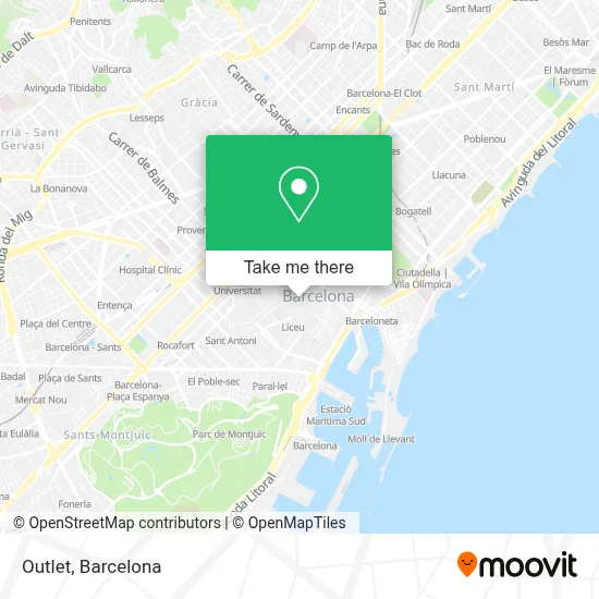 Outlet map