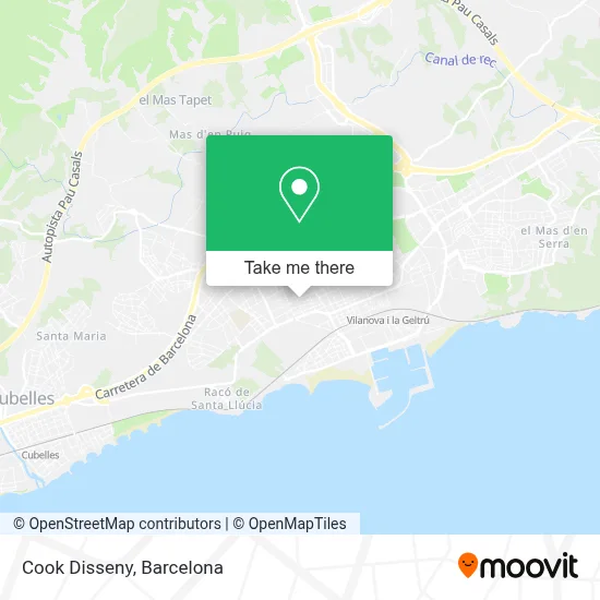 Cook Disseny map