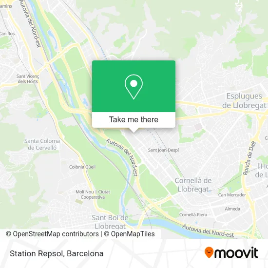 Station Repsol map