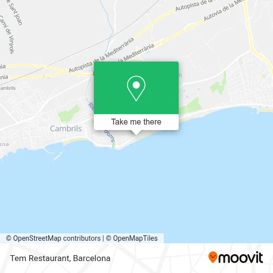 Tem Restaurant map