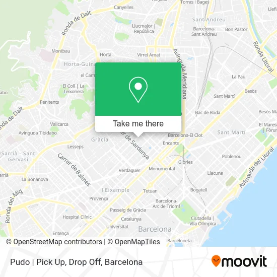 Pudo | Pick Up, Drop Off map