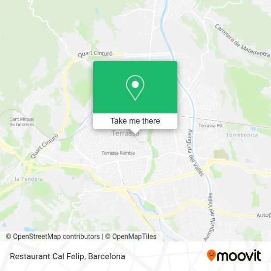 Restaurant Cal Felip map