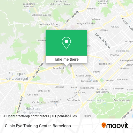 Clinic Eye Training Center map