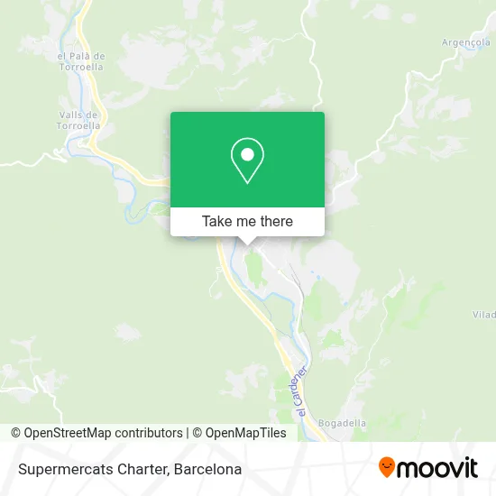 Supermercats Charter map