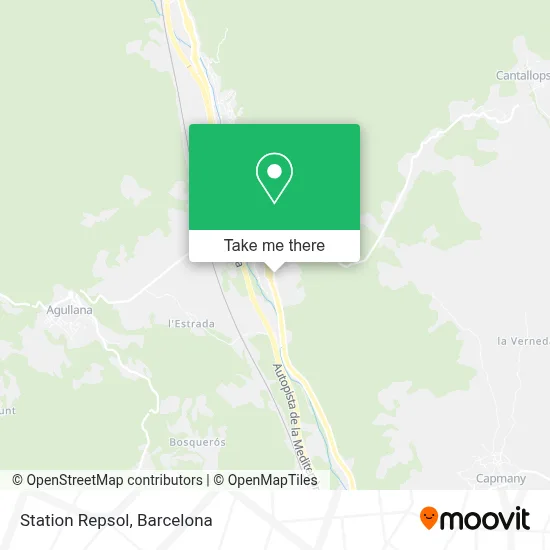 Station Repsol map