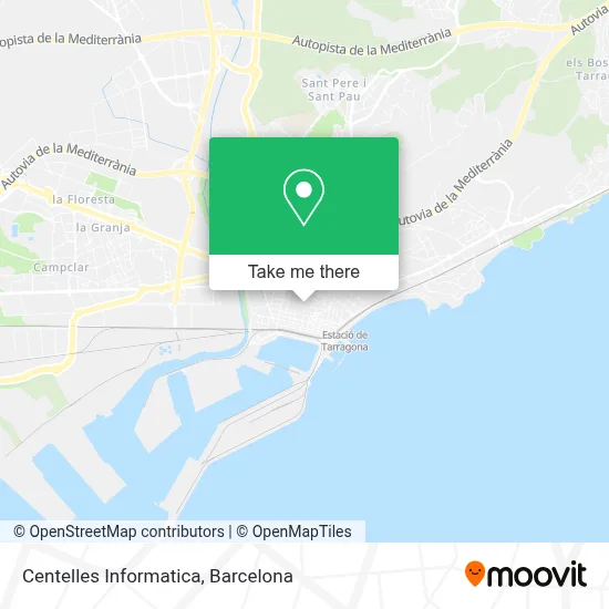 mapa Centelles Informatica