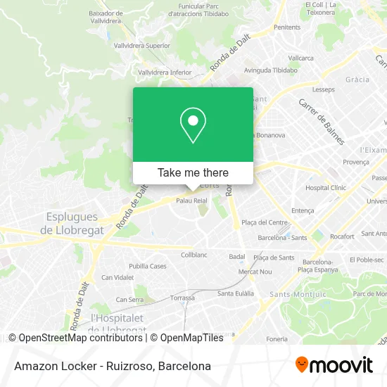 Amazon Locker - Ruizroso map