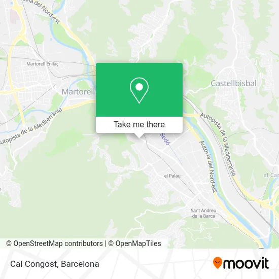 Cal Congost map