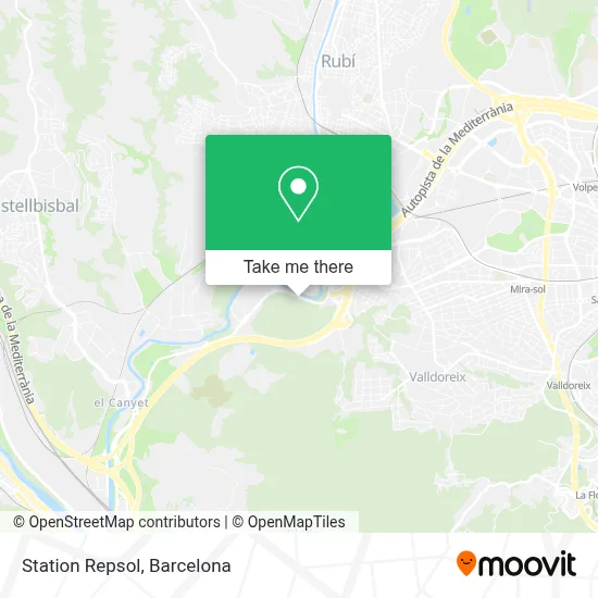 Station Repsol map
