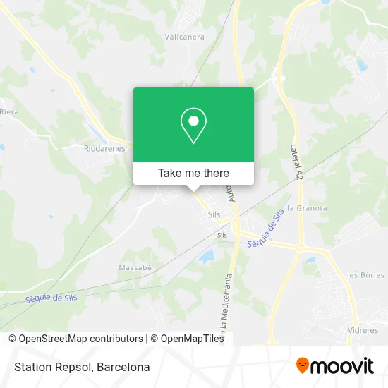 Station Repsol map