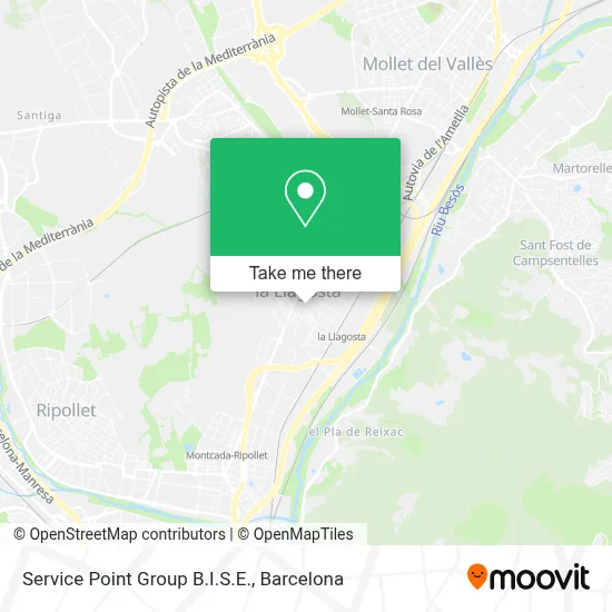 Service Point Group B.I.S.E. map