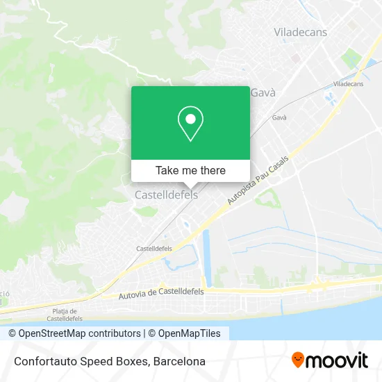 Confortauto Speed Boxes map