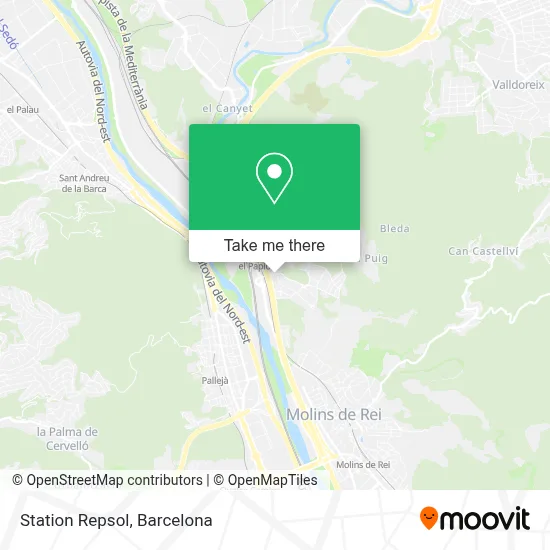 Station Repsol map