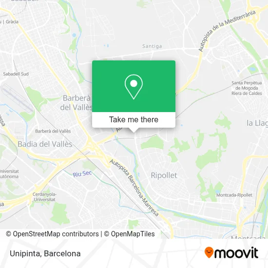 Unipinta map
