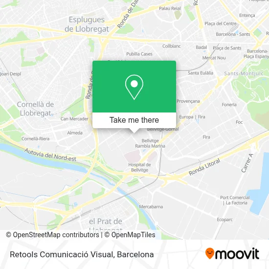 Retools Comunicació Visual map