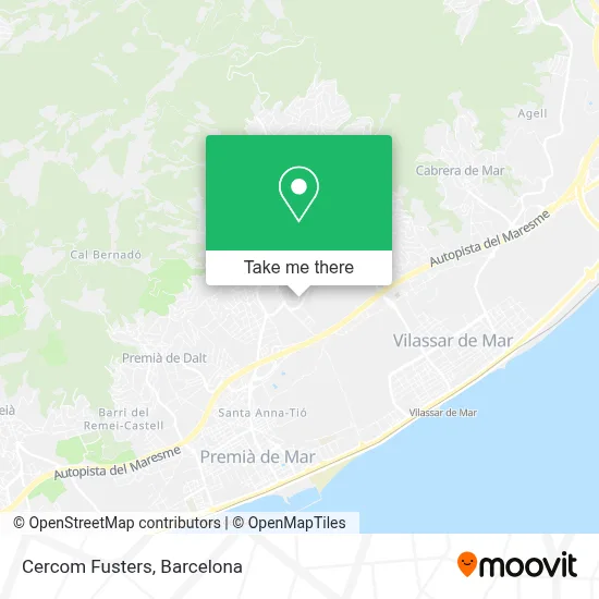 mapa Cercom Fusters