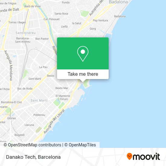 Danako Tech map