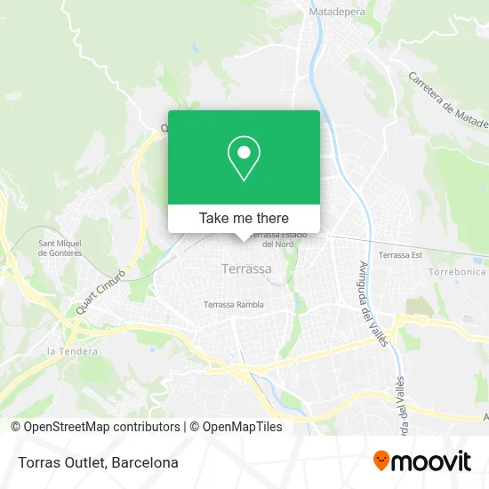 Torras Outlet map