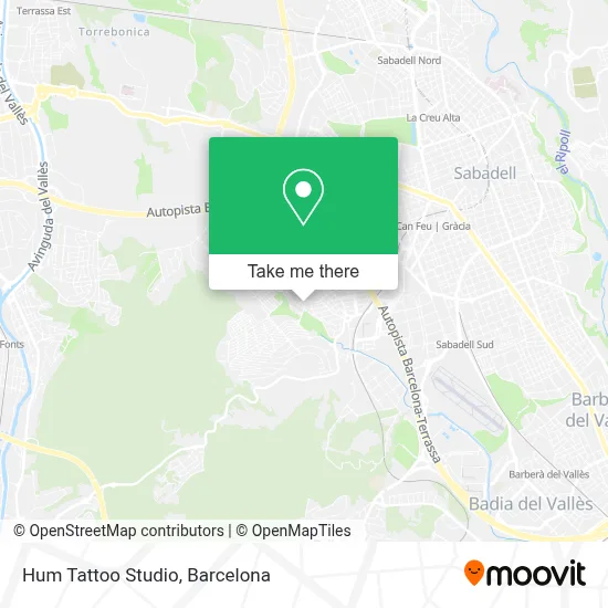 Hum Tattoo Studio map