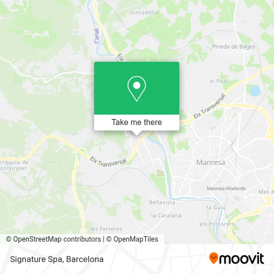 Signature Spa map