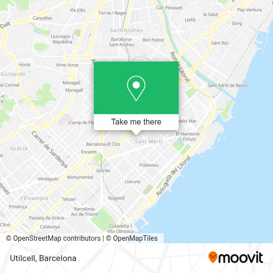 Utilcell map