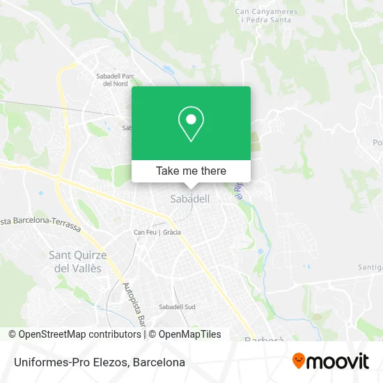 Uniformes-Pro Elezos map