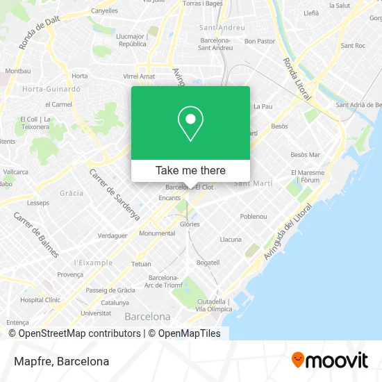 Mapfre map