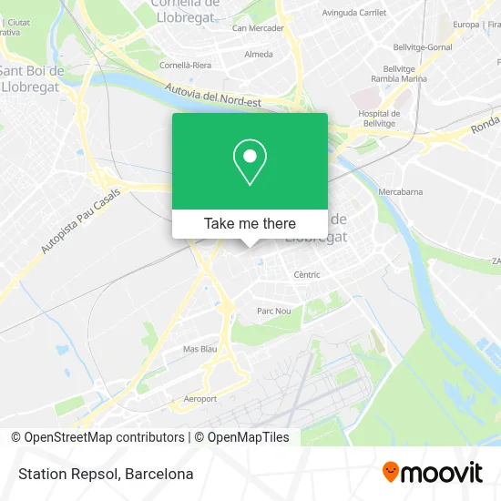 Station Repsol map