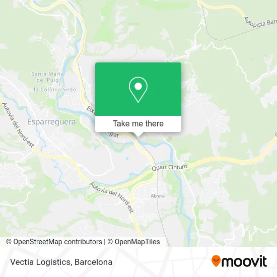 Vectia Logistics map