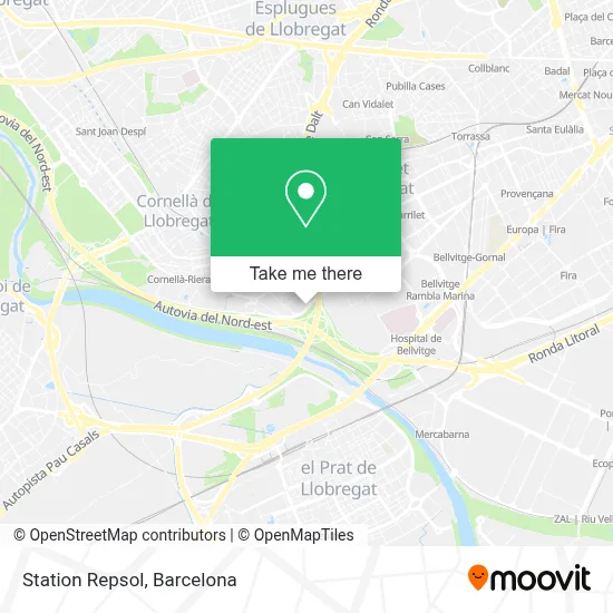 Station Repsol map