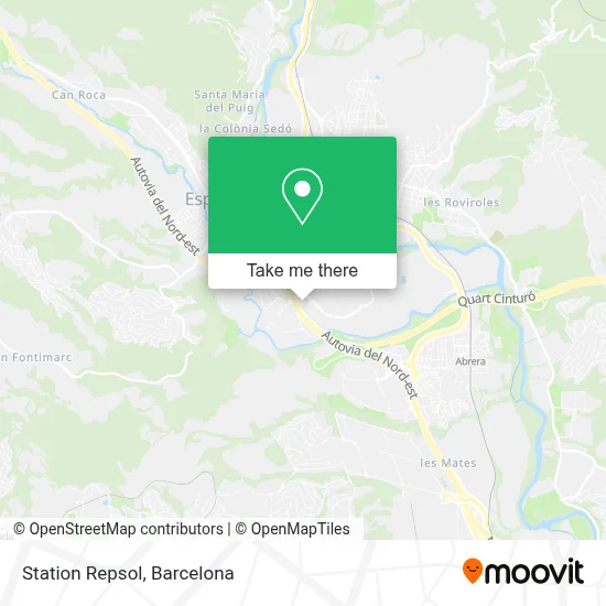 Station Repsol map