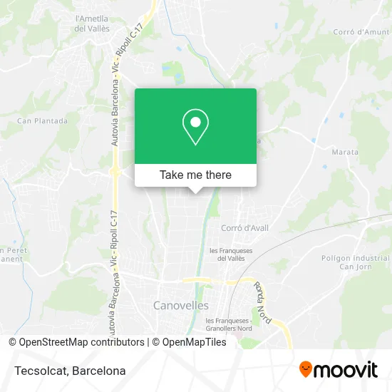 Tecsolcat map