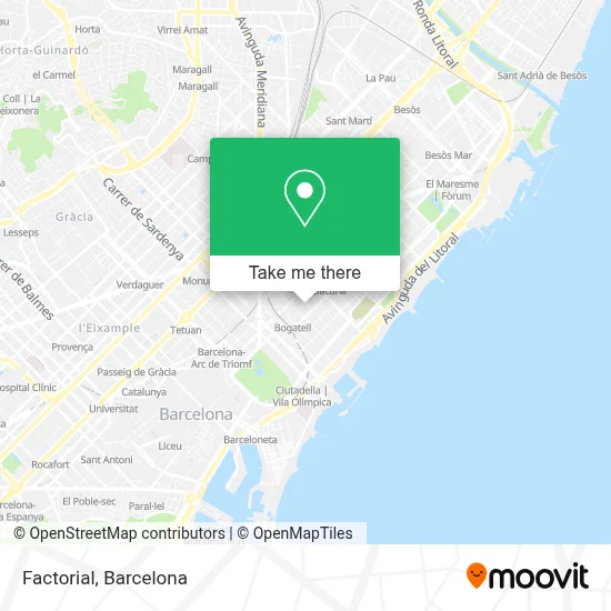 Factorial map
