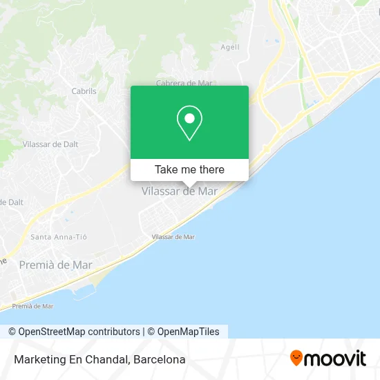 Marketing En Chandal map