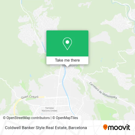 Coldwell Banker Style Real Estate map